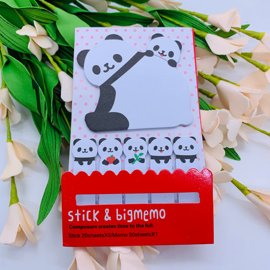 Panda Sticky Note Set